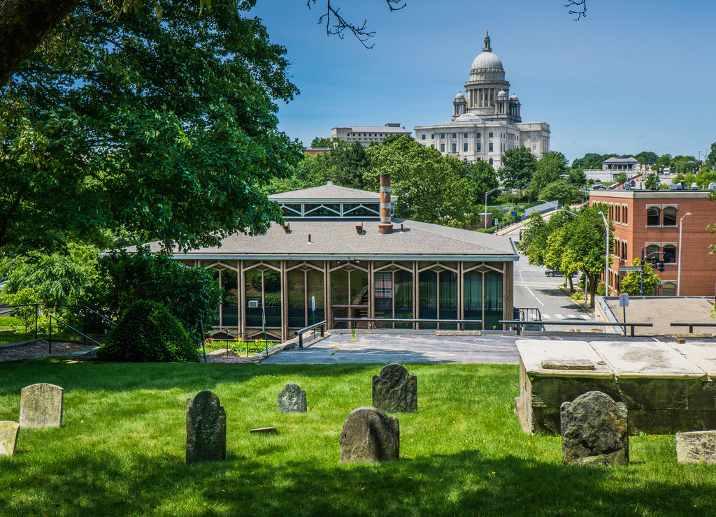 View on Rhode Island State Capitol from College Hill