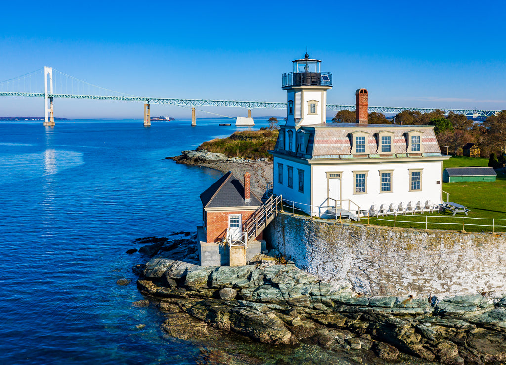 Rhode Island-Newport-Rose Island Light
