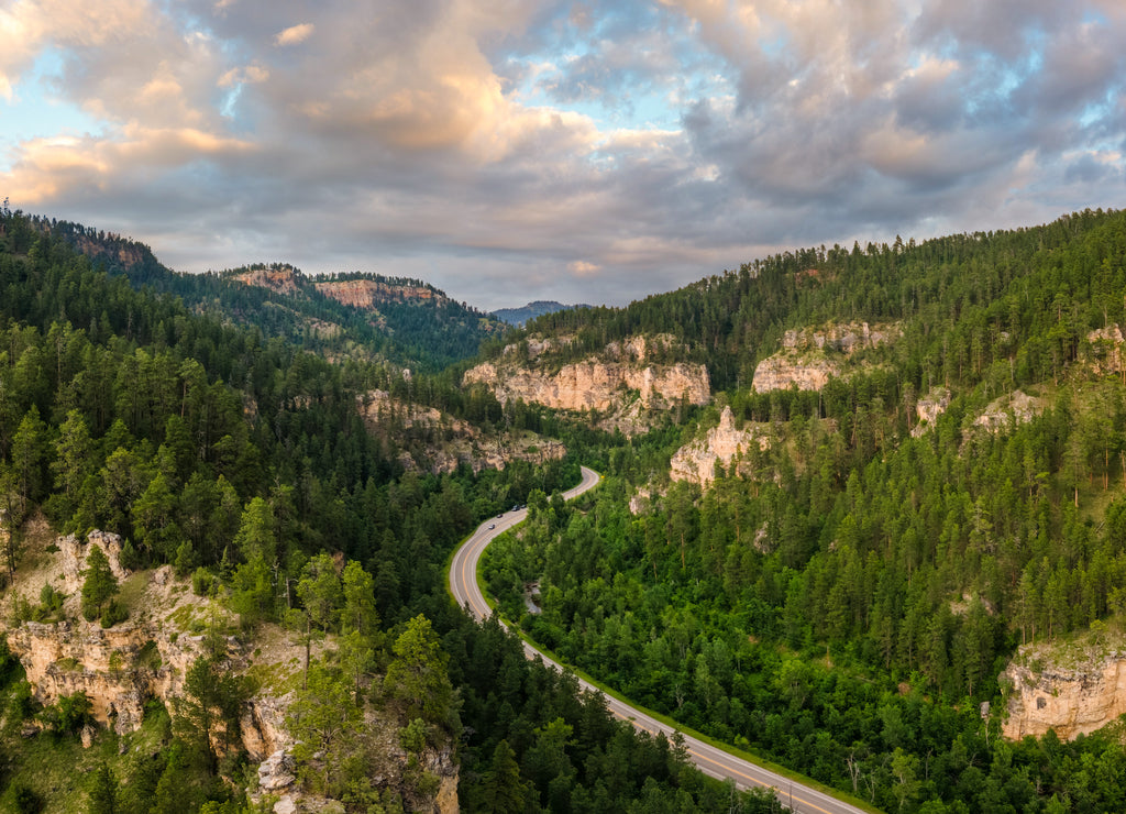 Spearfish Canyon Scenic Byway, South Dakota Black Hills - scenic drive