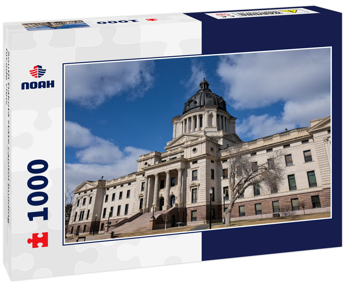 South Dakota state capitol building facade view