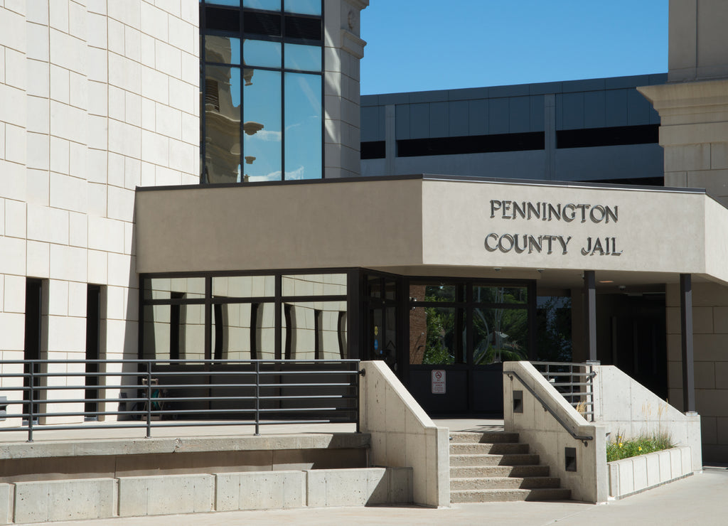 The Pennington County jail in Rapid City, South Dakota
