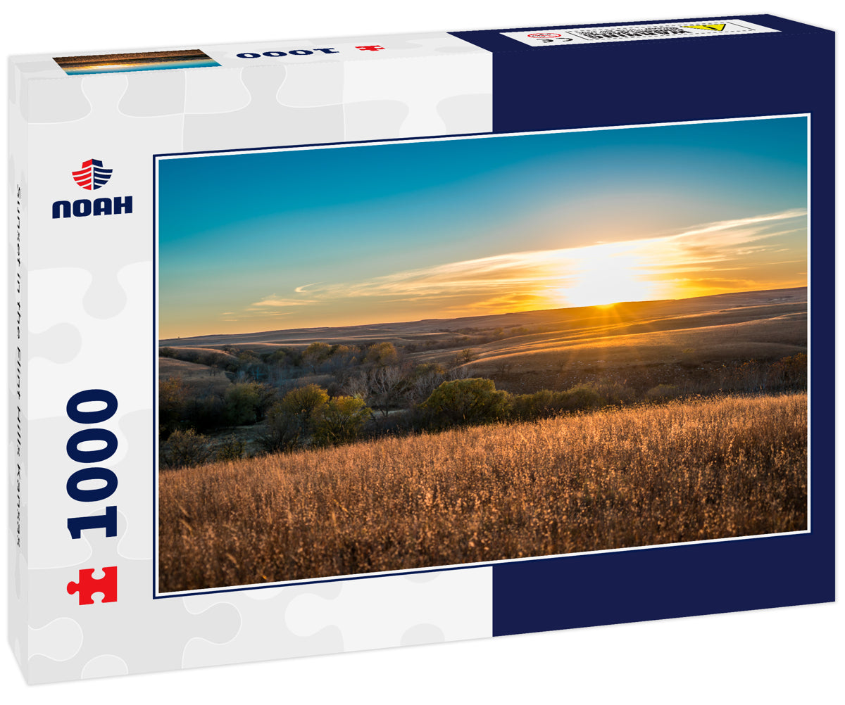 Sunset in the Flint Hills Kansas