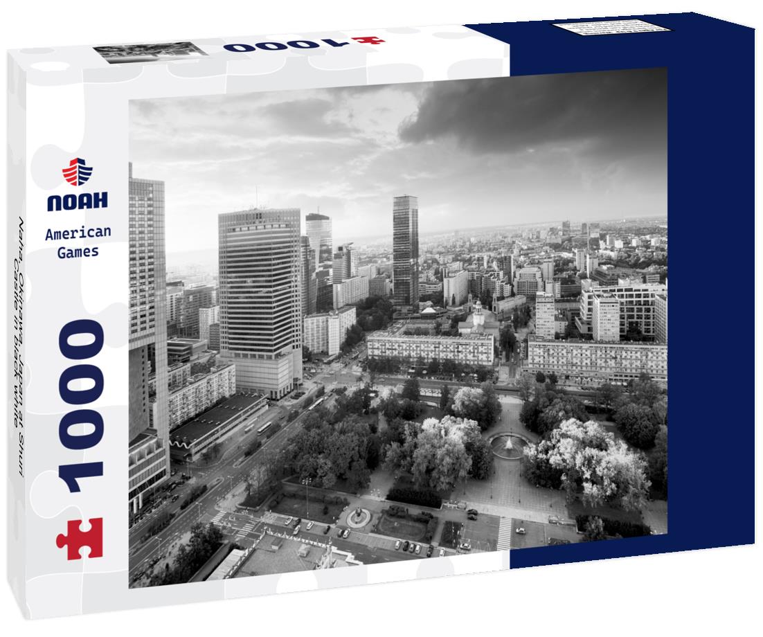 Noah Jigsaw Puzzle Naha, Okinawa, Japan at Shuri Castle in black white 1000 pieces