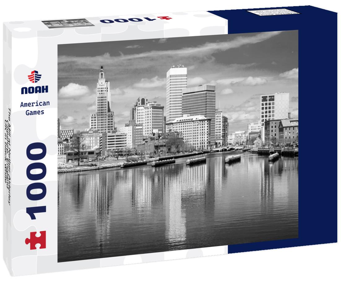 Noah Jigsaw Puzzle The Mill at Nether Alderley, Cheshire, England, UK in black white 1000 pieces