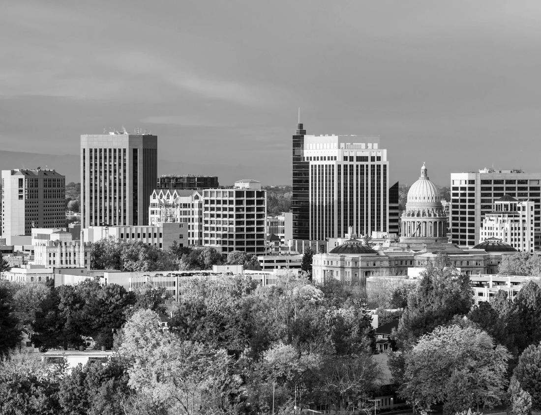 Noah Jigsaw Puzzle Landscape of Wind Cave National Park in black white 1000 pieces