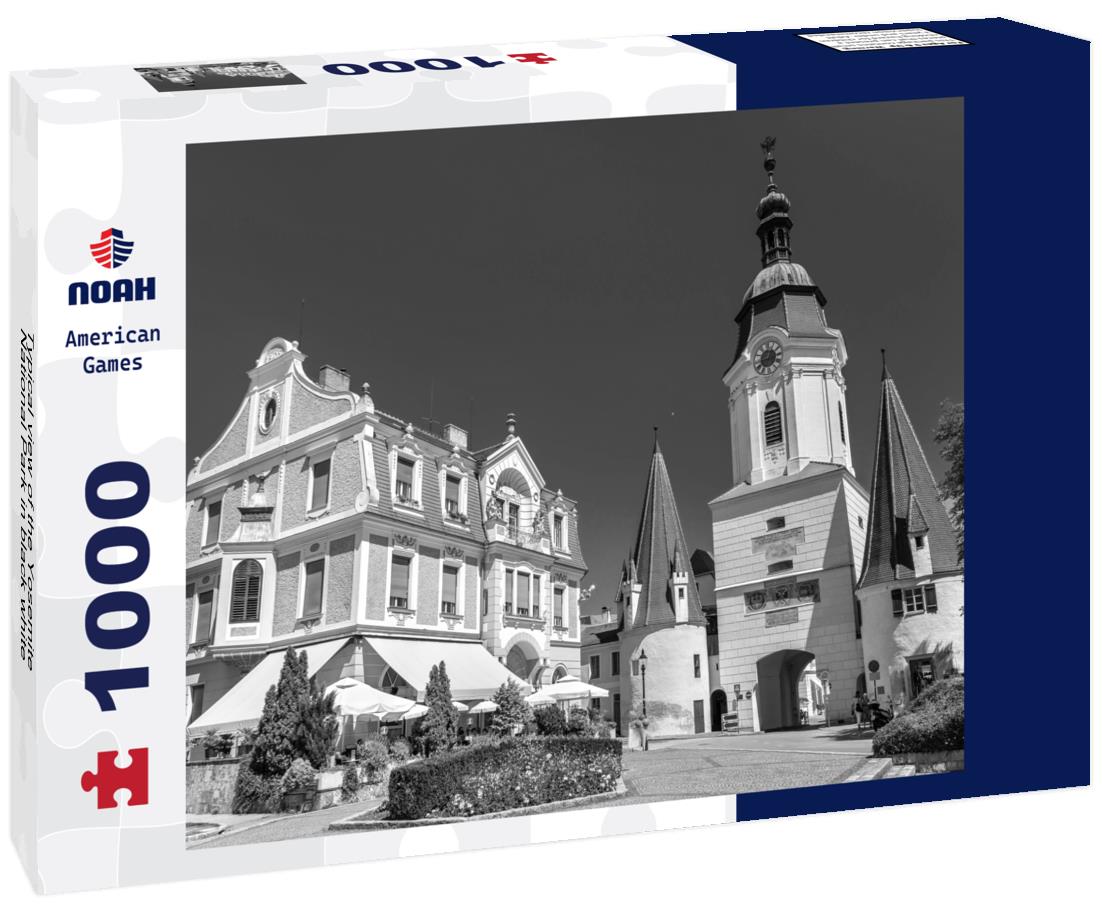 Noah Jigsaw Puzzle Typical view of the Yosemite National Park in black white 1000 pieces