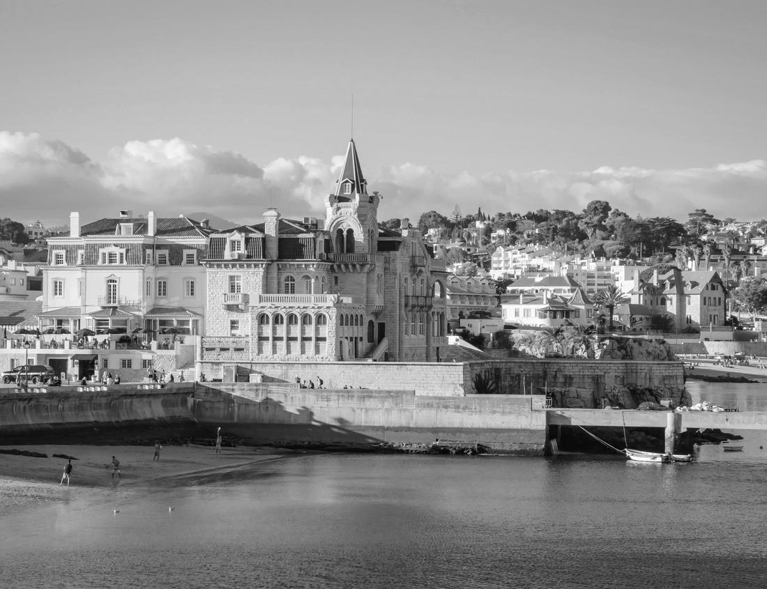 Noah Jigsaw Puzzle A Wide Panoramic Shot of the Skyscrapers of Downtown St Paul, Minnesota Reflecting Across the Mississippi River during an Autumn Twilight in black white 1000 pieces