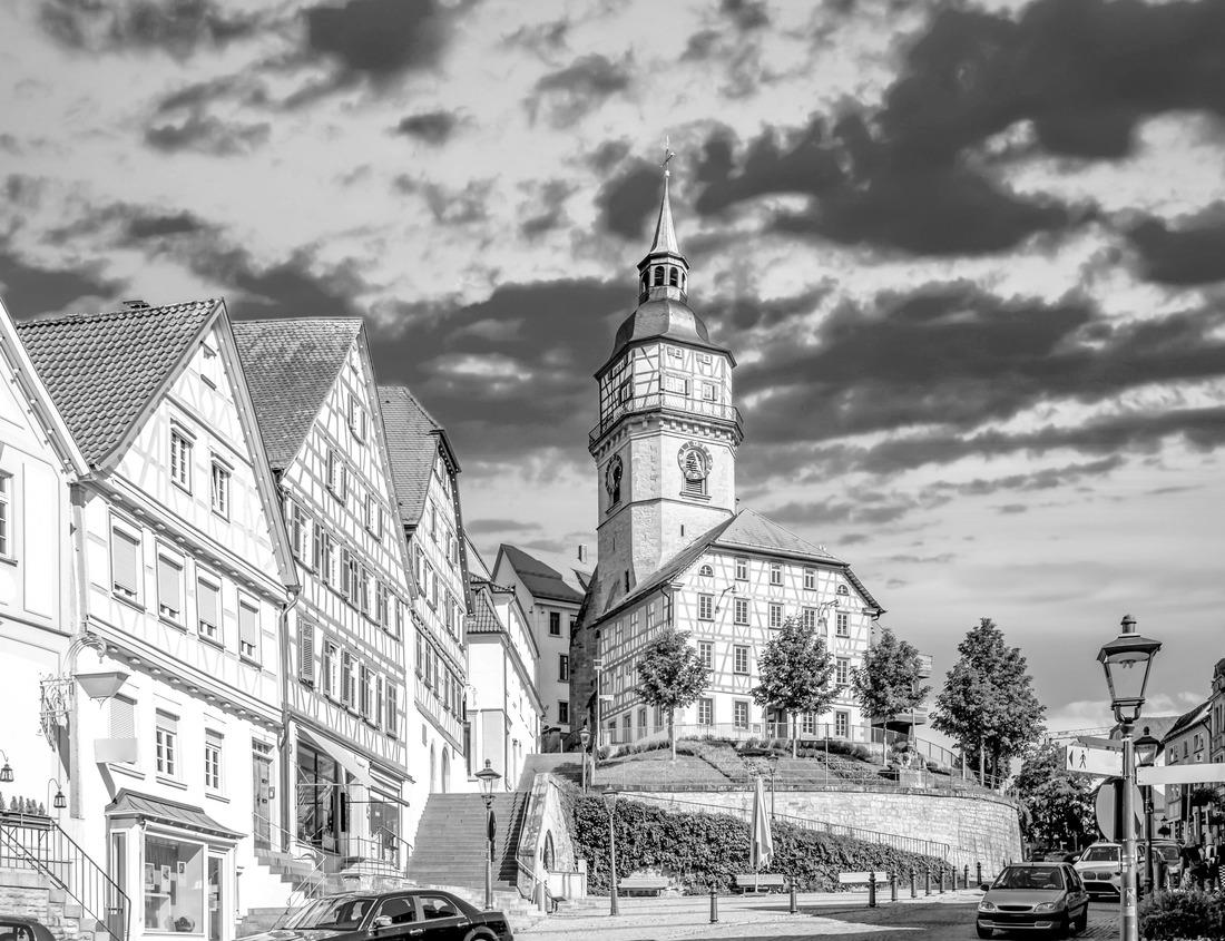 Noah Jigsaw Puzzle Beautiful fall views of the idyllic Lake Louise in Banff National Park in the Rocky Mountains of Alberta Canada in black white 1000 pieces