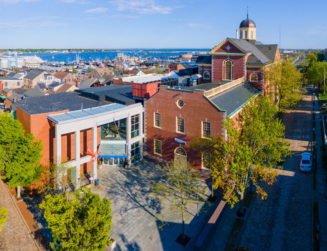 Noah Jigsaw Puzzle Aerial view of Custom House Square in New Bedford Whaling National Historical Park in historic downtown New Bedford, Massachusetts MA, USA 1000 pieces