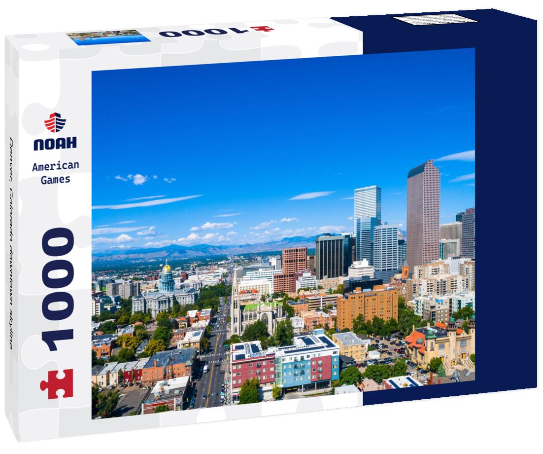 Noah Jigsaw Puzzle Denver, Colorado downtown skyline 1000 pieces
