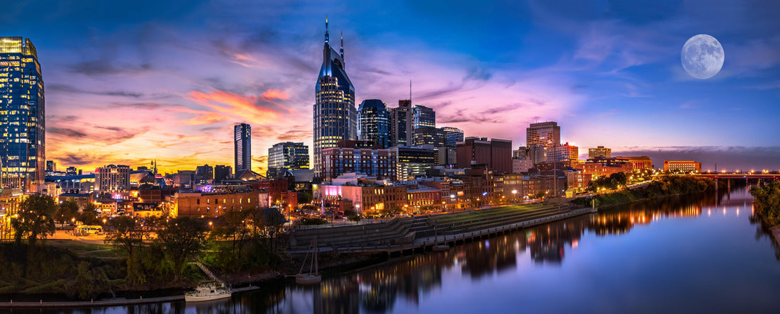 nashville skyline 2000pc Panoramic Puzzle