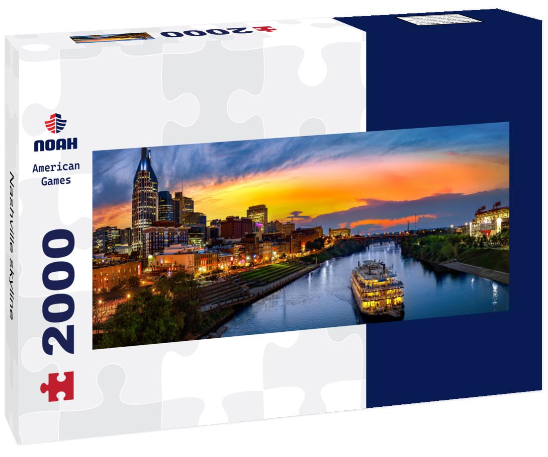 Nashville skyline 2000pc Panoramic Puzzle