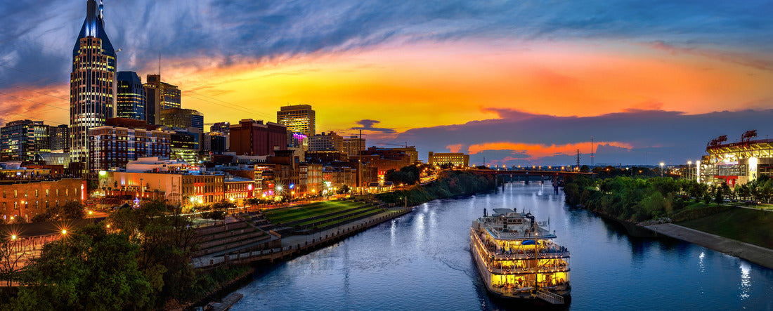 Nashville skyline 2000pc Panoramic Puzzle
