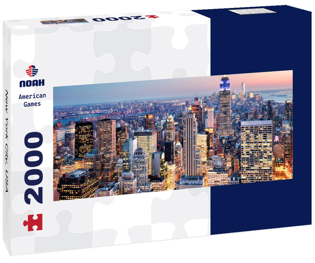 New York City, USA 2000pc Panoramic Puzzle