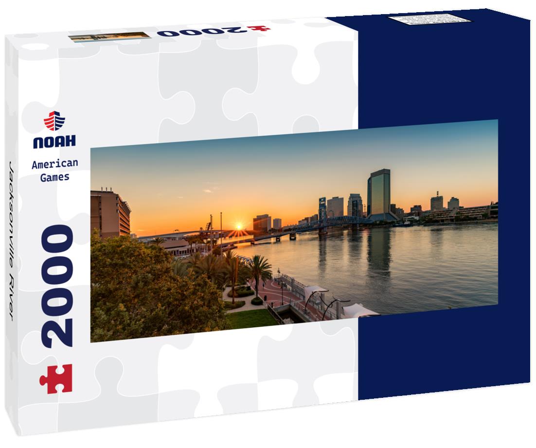Jacksonville River 2000pc Panoramic Puzzle