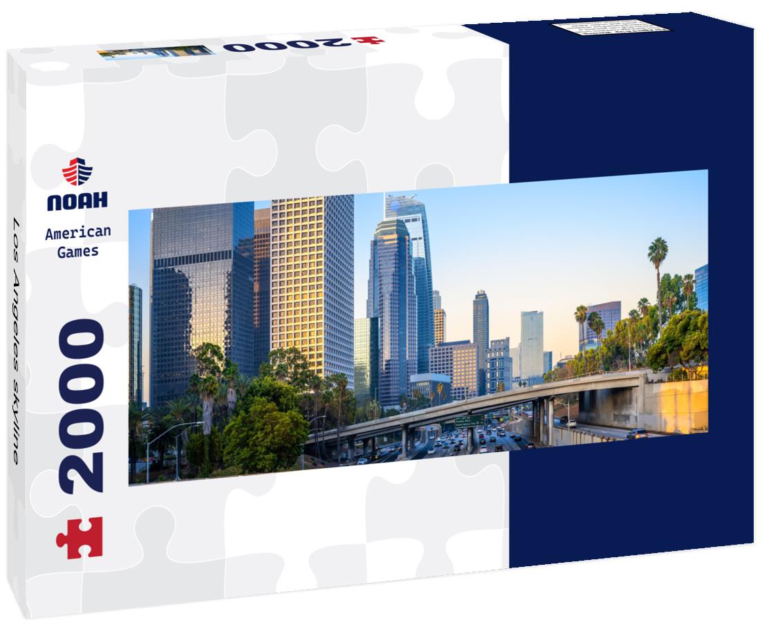 Los Angeles skyline 2000pc Panoramic Puzzle
