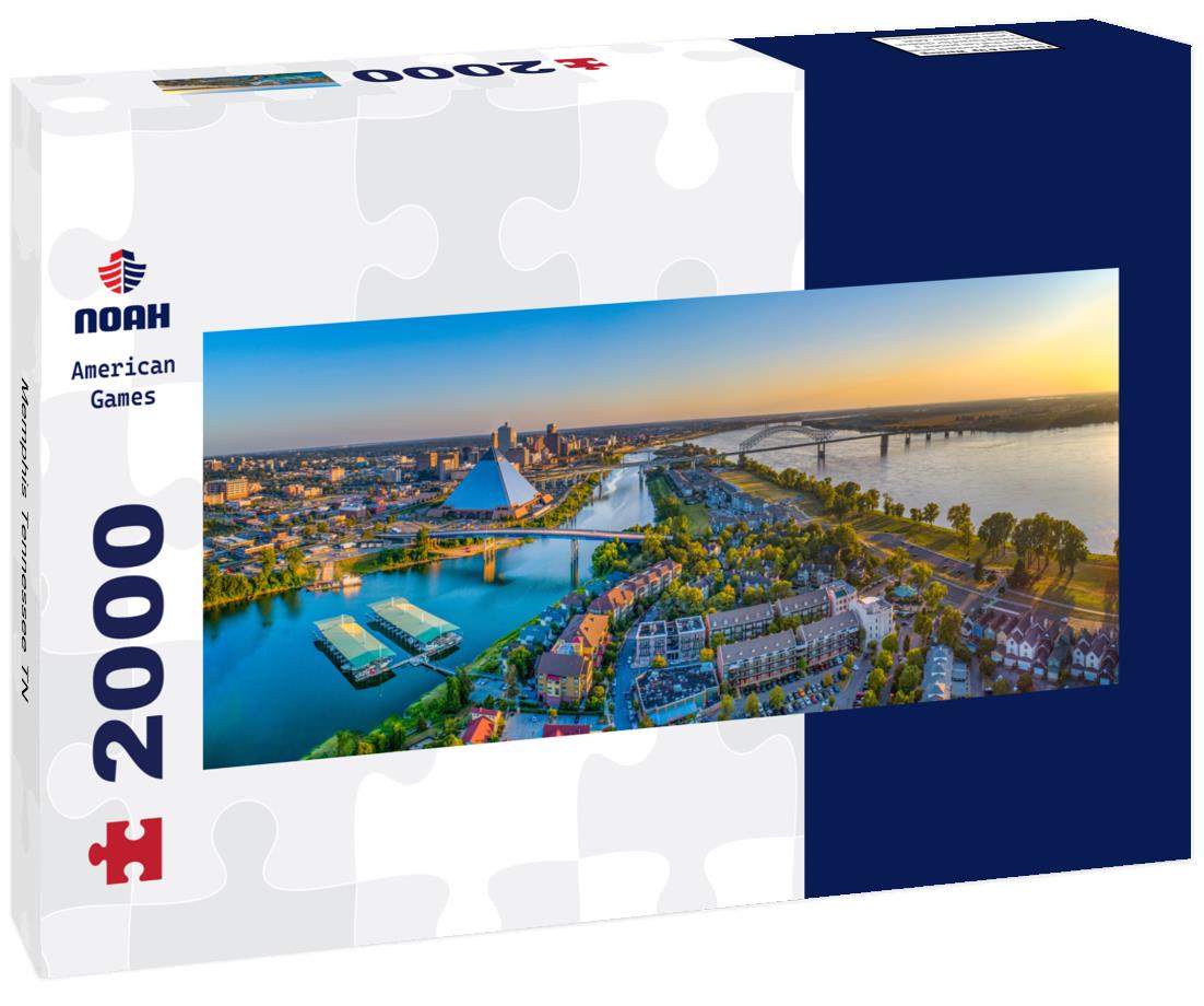 Memphis Tennessee TN 2000pc Panoramic Puzzle