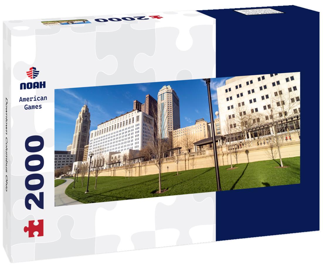 Downtown Columbus Ohio 2000pc Panoramic Puzzle