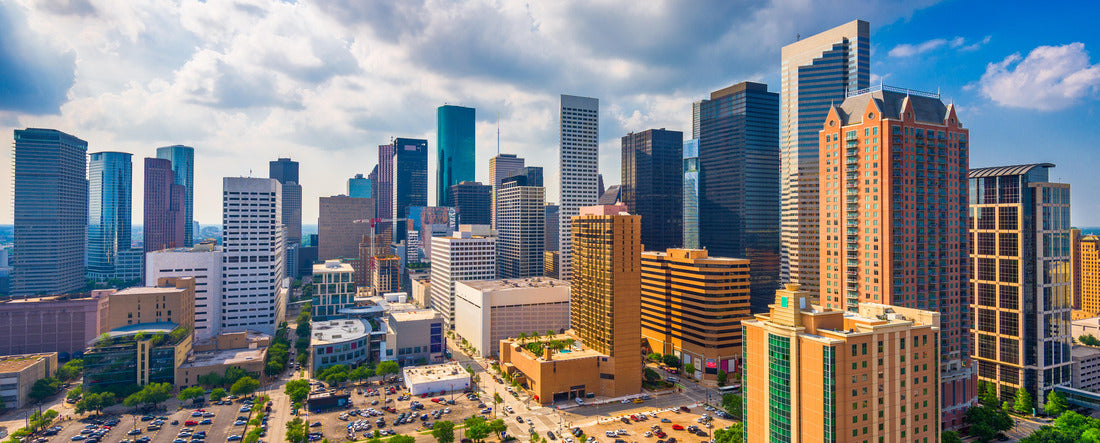 Houston, Texas, USA Skyline 2000pc Panoramic Puzzle