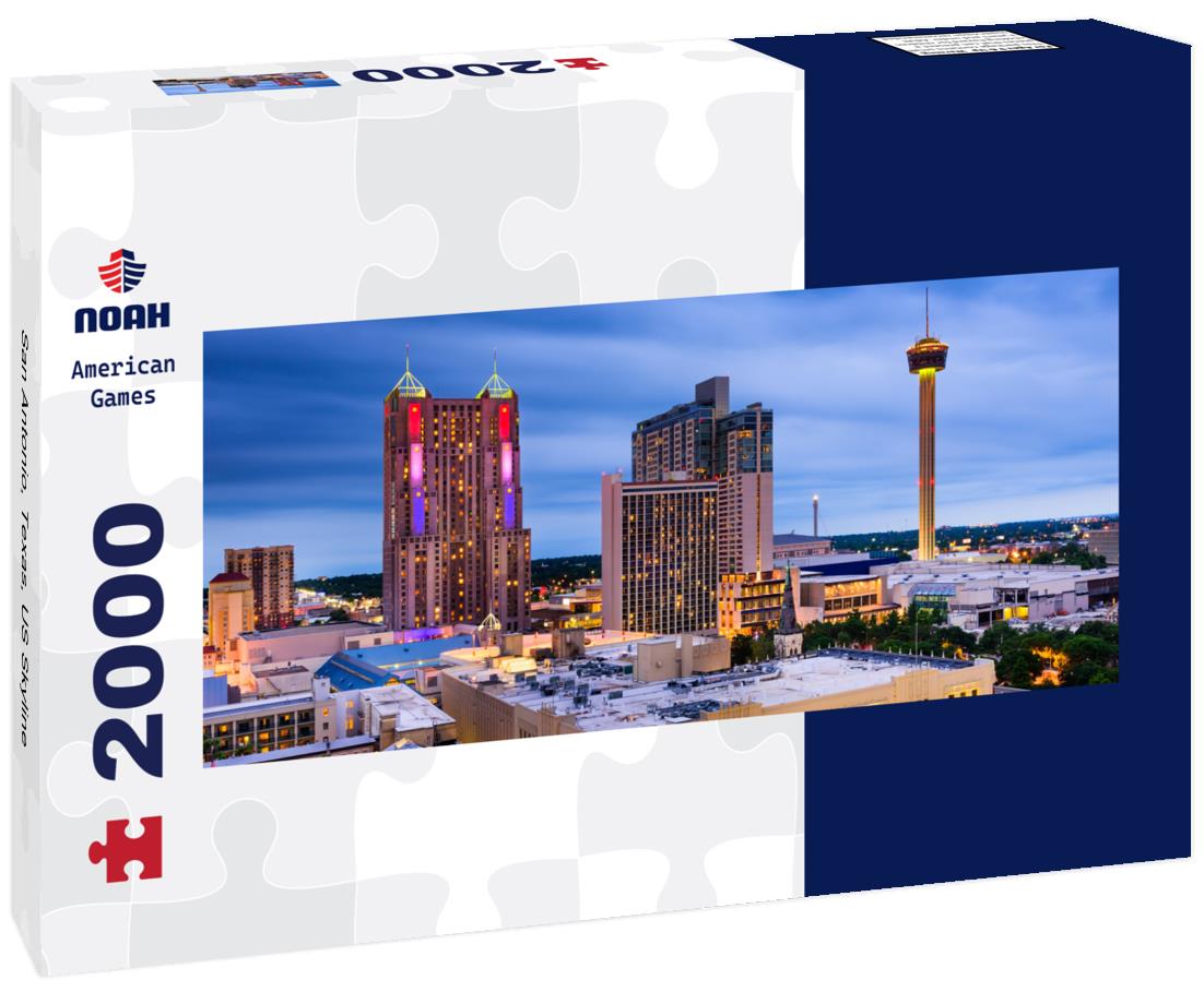 San Antonio, Texas, US Skyline 2000pc Panoramic Puzzle