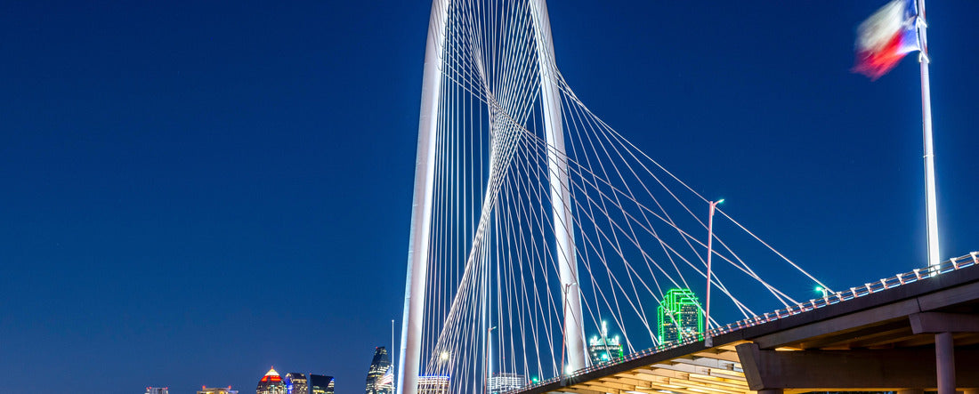 Margaret Hunt Hill Bridge Dallas 2000pc Panoramic Puzzle
