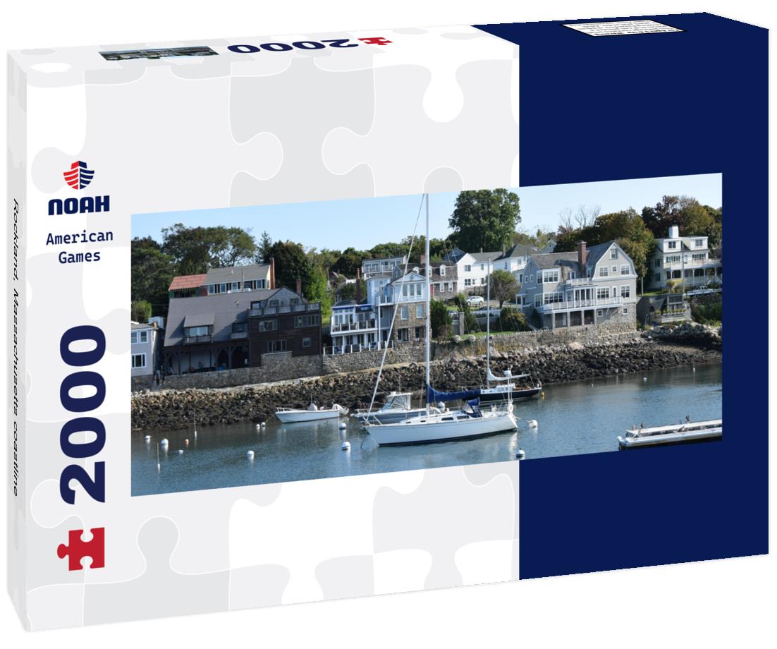 Rockland, Massachusetts coastline 2000pc Panoramic Puzzle