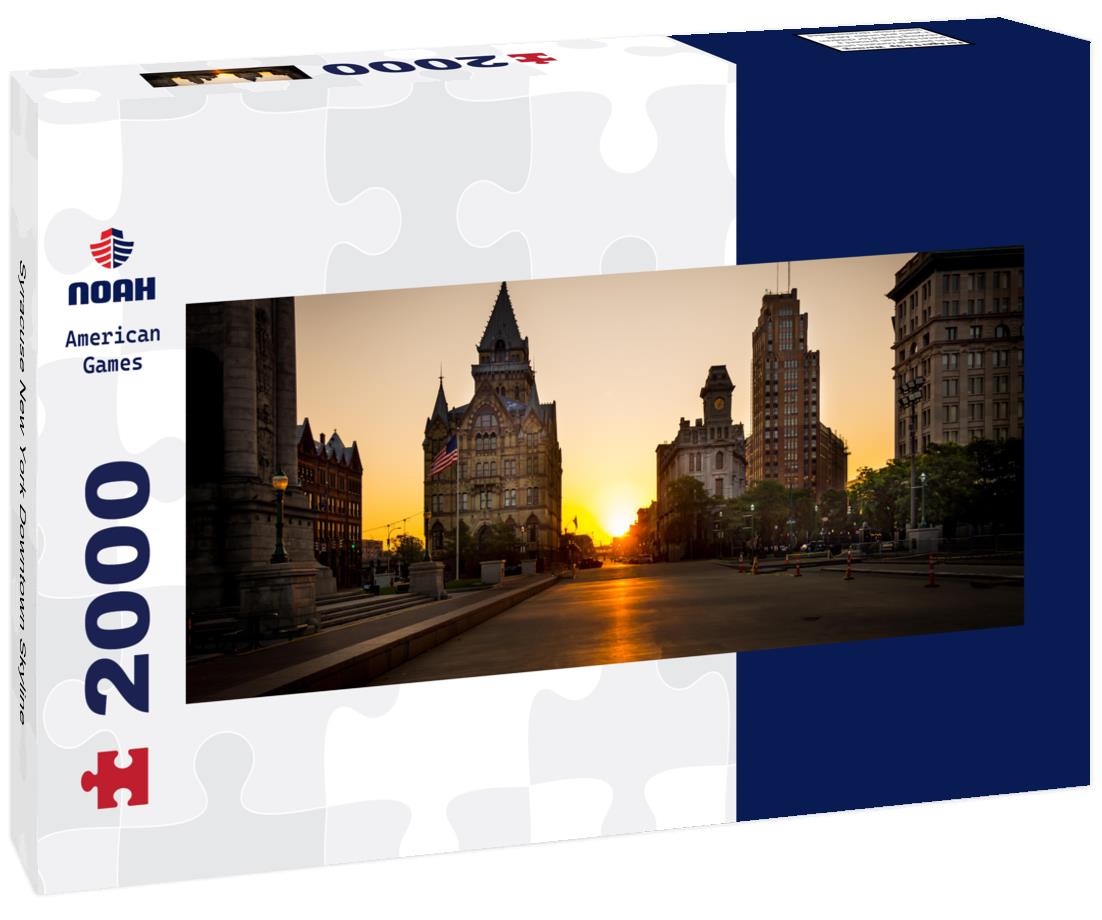 Syracuse New York Downtown Skyline 2000pc Panoramic Puzzle