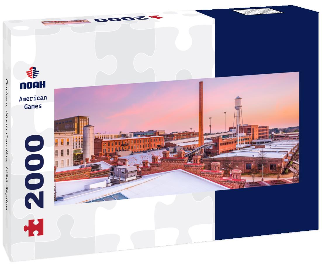 Durham, North Carolina, USA Skyline 2000pc Panoramic Puzzle