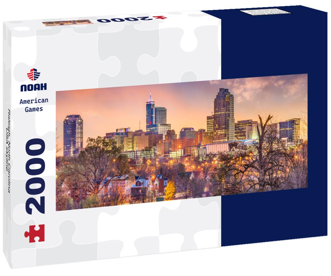 Raleigh, North Carolina, USA skyline 2000pc Panoramic Puzzle