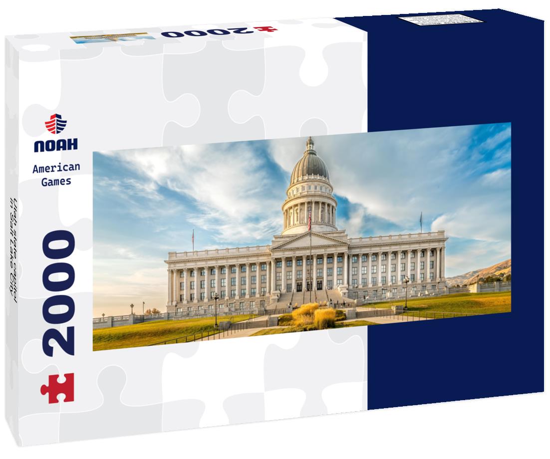 Utah state capitol in Salt Lake City 2000pc Panoramic Puzzle