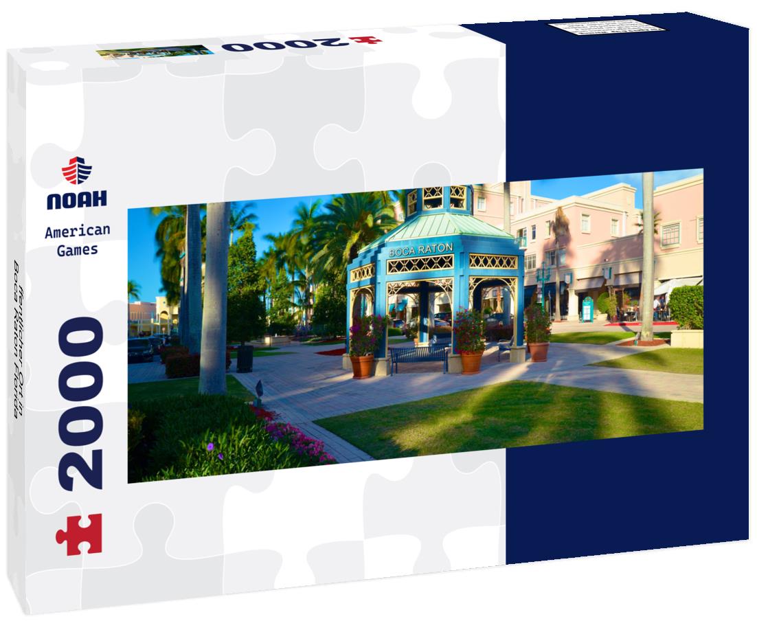 Öffentlicher Ort in Boca Raton Florida 2000pc Panoramic Puzzle