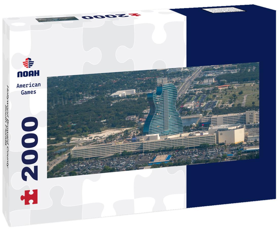 Hollywood Broward County South Florida 2000pc Panoramic Puzzle
