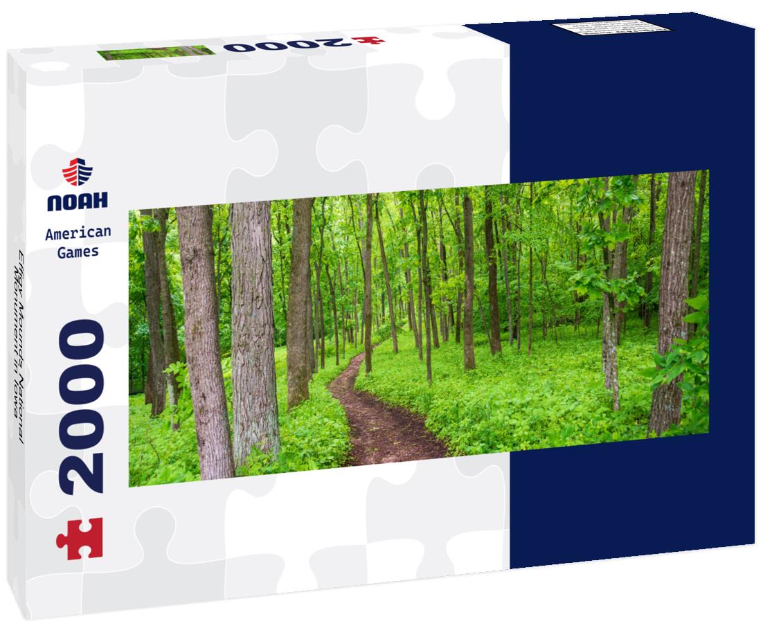 Effigy Mounds National Monument in Iowa 2000pc Panoramic Puzzle