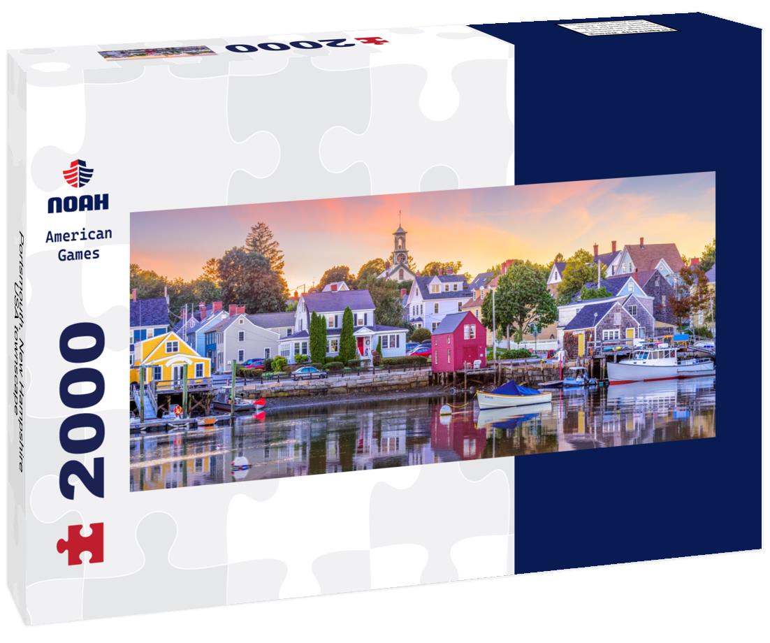 Portsmouth, New Hampshire, USA townscape 2000pc Panoramic Puzzle