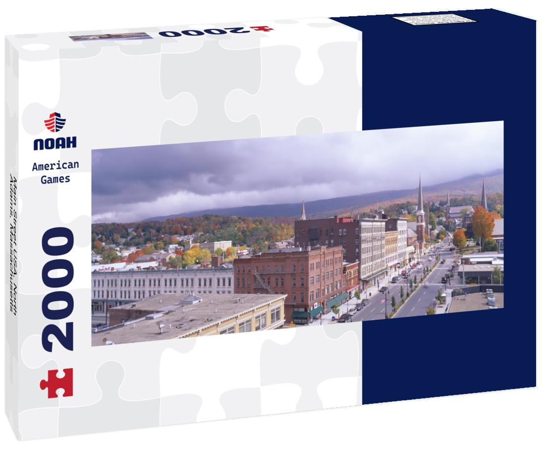 Main Street USA, North Adams, Massachusetts 2000pc Panoramic Puzzle