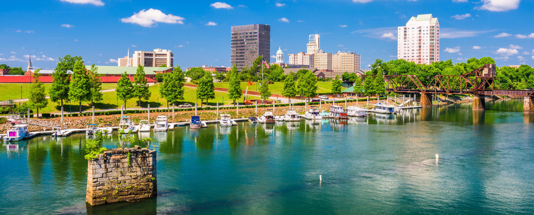 Noah Jigsaw Puzzle Augusta, Georgia, USA downtown city skyline panorama 2000 pieces