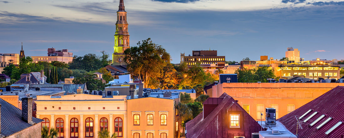Charleston, South Carolina, USA town skyline 2000pc Panoramic Puzzle