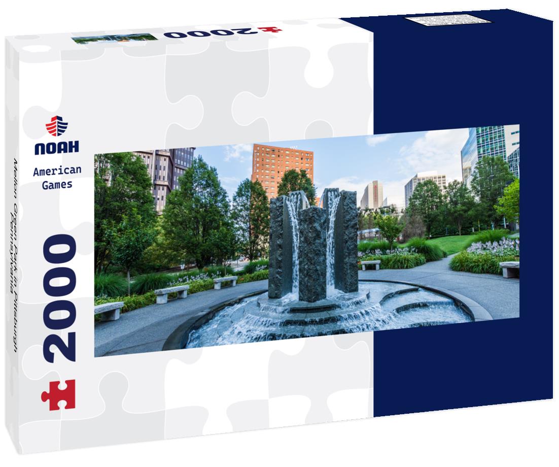 Mellon Green Park in Pittsburgh, Pennsylvania 2000pc Panoramic Puzzle