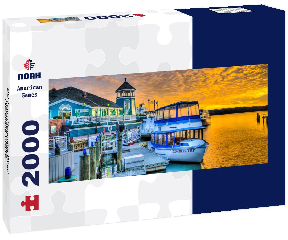 Old Town Alexandria Wharf Alexandria Virginia 2000pc Panoramic Puzzle