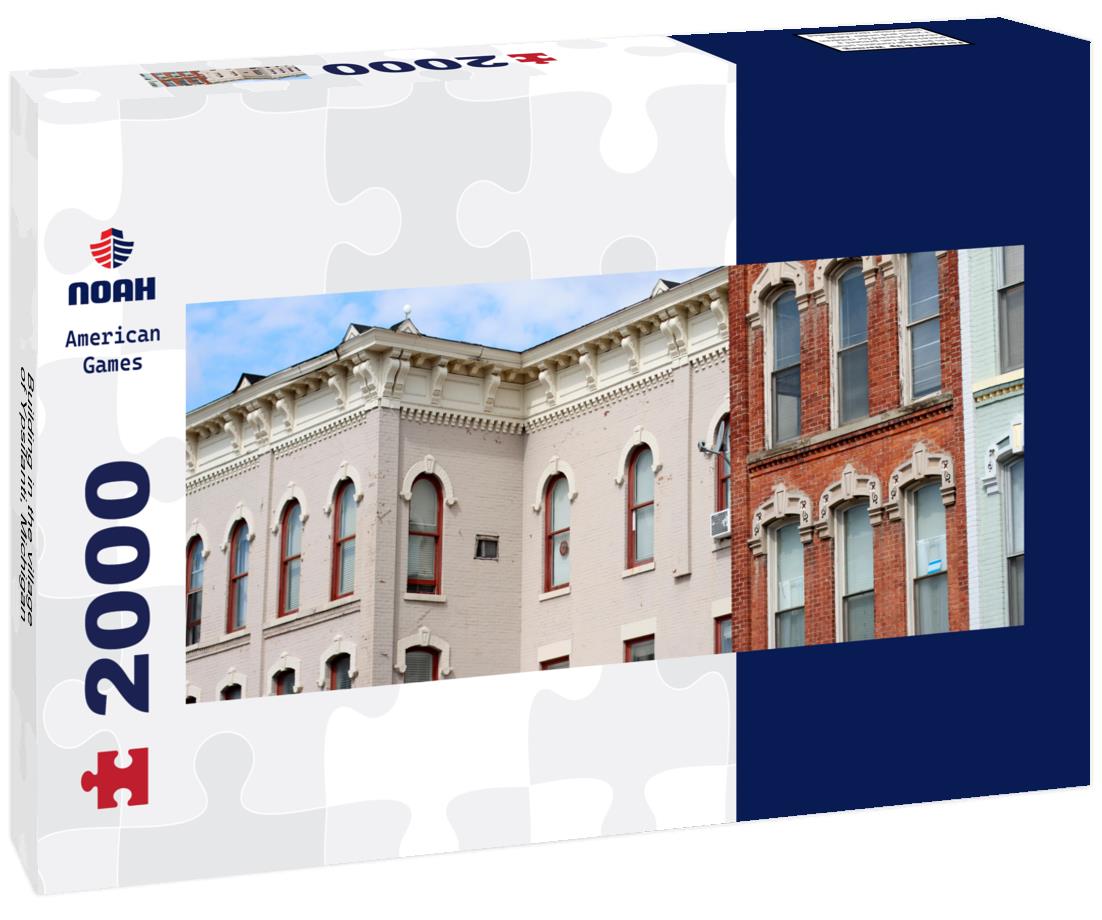 Building in the village of Ypsilanti, Michigan 2000pc Panoramic Puzzle