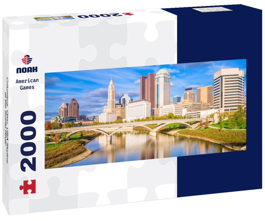 Columbus, Ohio, USA Skyline at the Scioto River 2000pc Panoramic Puzzle