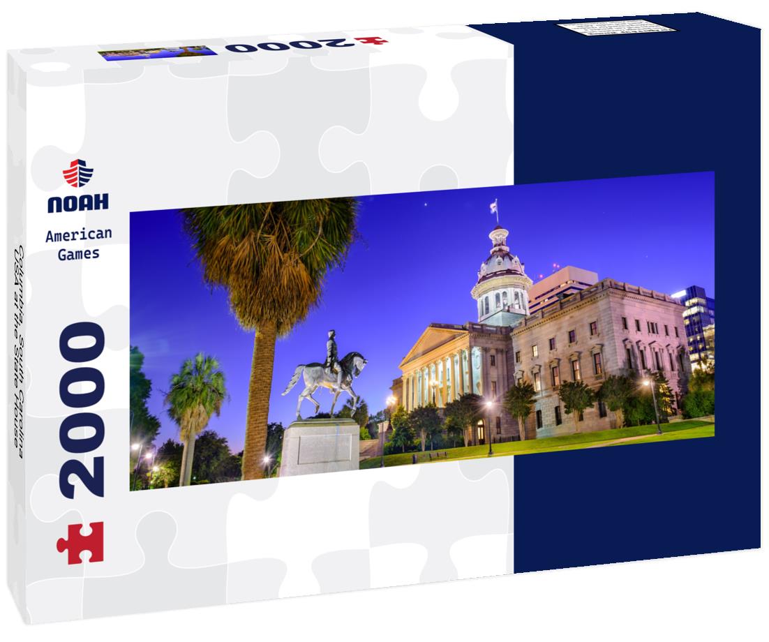 Columbia, South Carolina, USA at the State House 2000pc Panoramic Puzzle