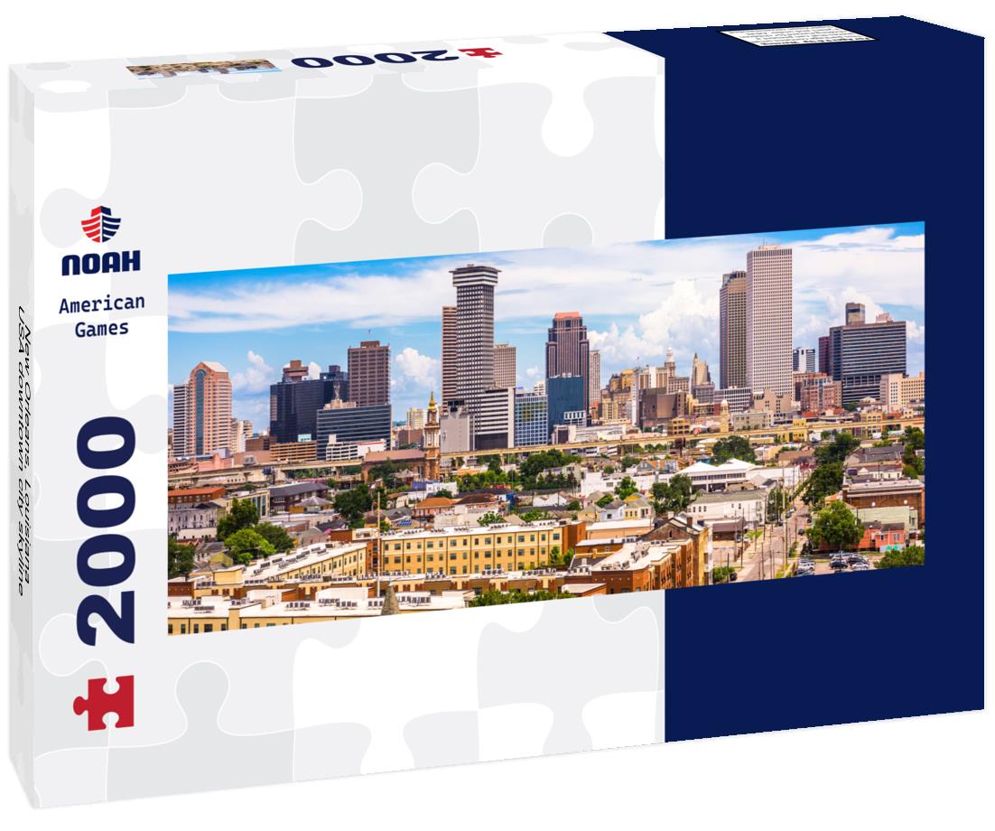 New Orleans, Louisiana, USA downtown city skyline 2000pc Panoramic Puzzle