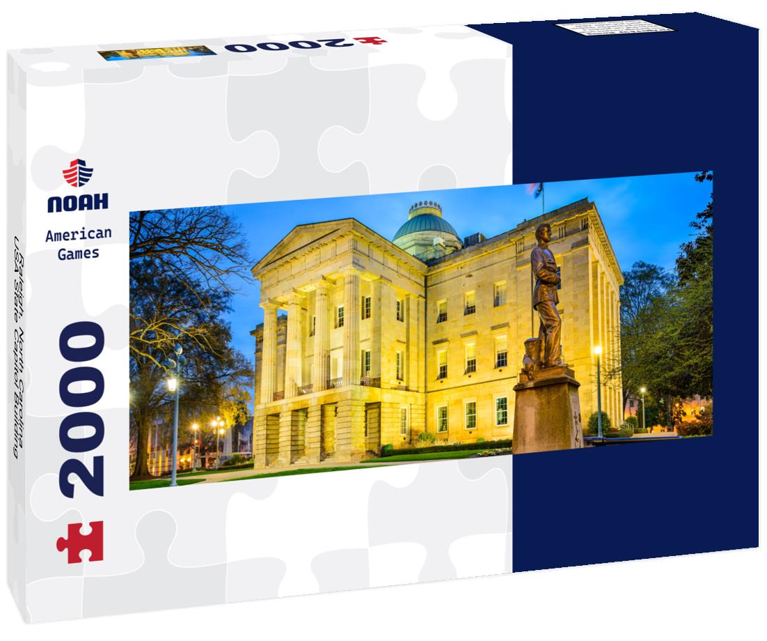 Raleigh, North Carolina, USA State Capitol Building 2000pc Panoramic Puzzle