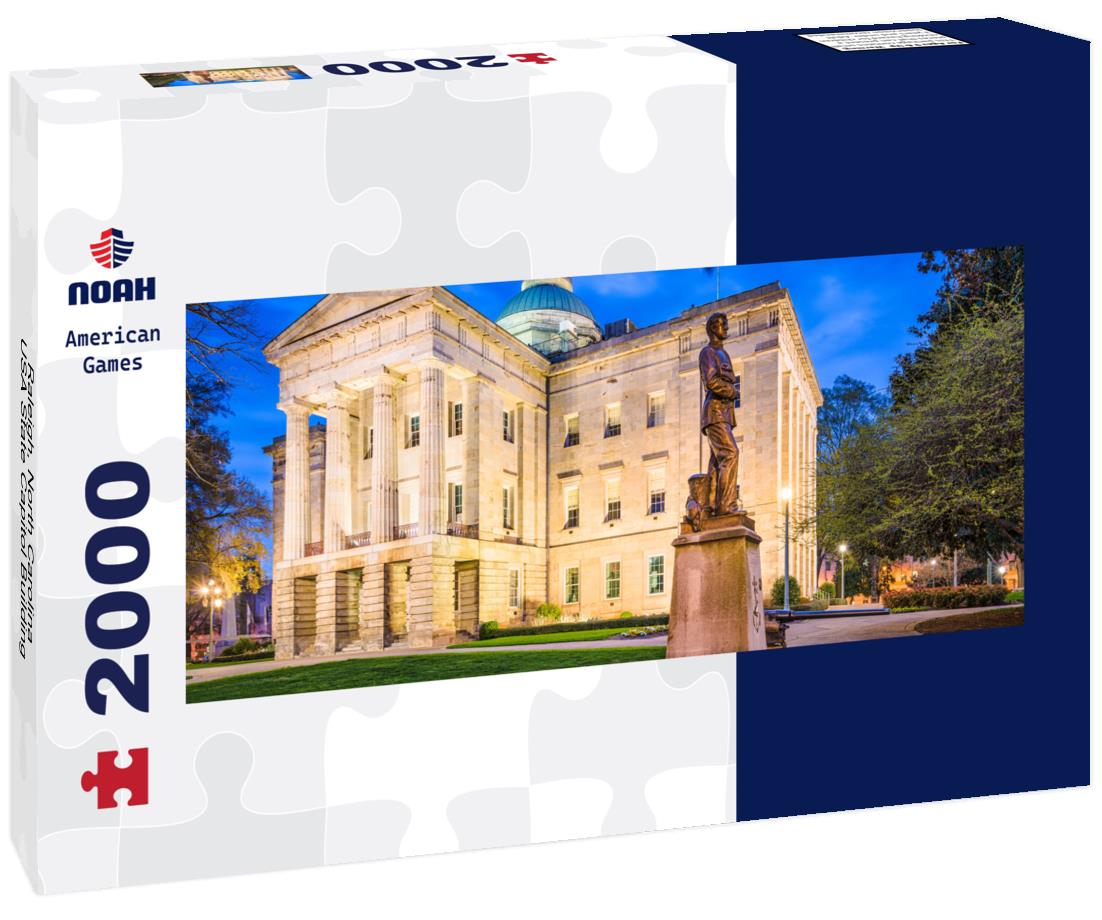 Raleigh, North Carolina, USA State Capitol Building 2000pc Panoramic Puzzle