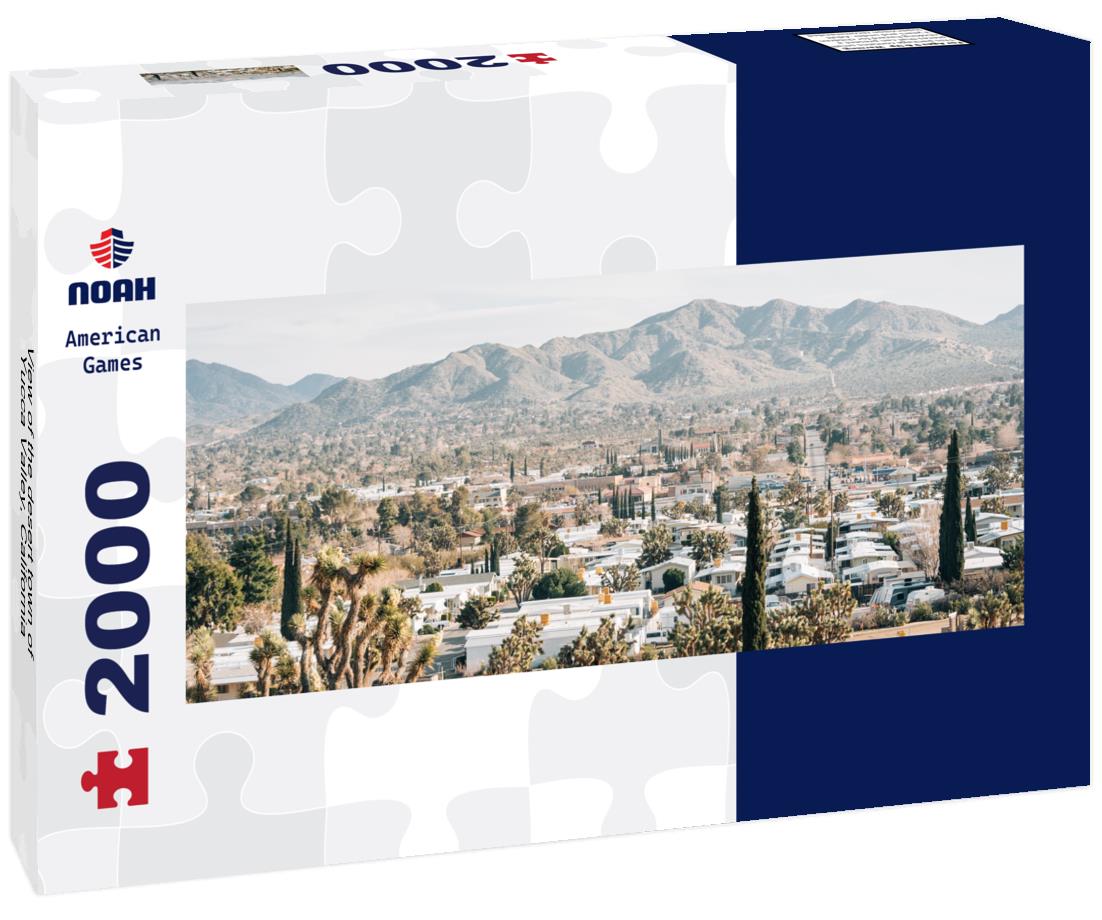 the desert town of Yucca Valley, California 2000pc Panoramic Puzzle