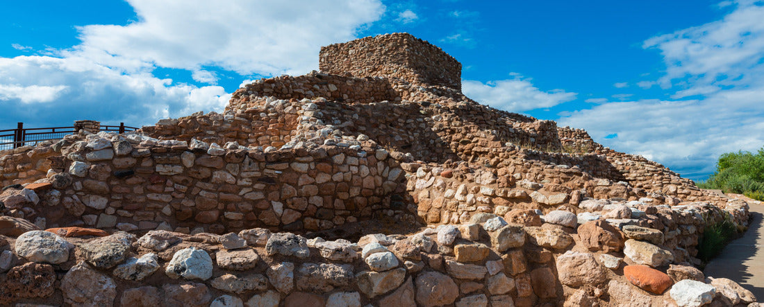 Ancient Sinagua Ruins at Tuzigoot National Monument 2000pc Panoramic Puzzle