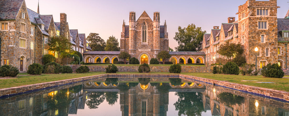 Historic campus at twilight near Rome, Georgia, USA 2000pc Panoramic Puzzle