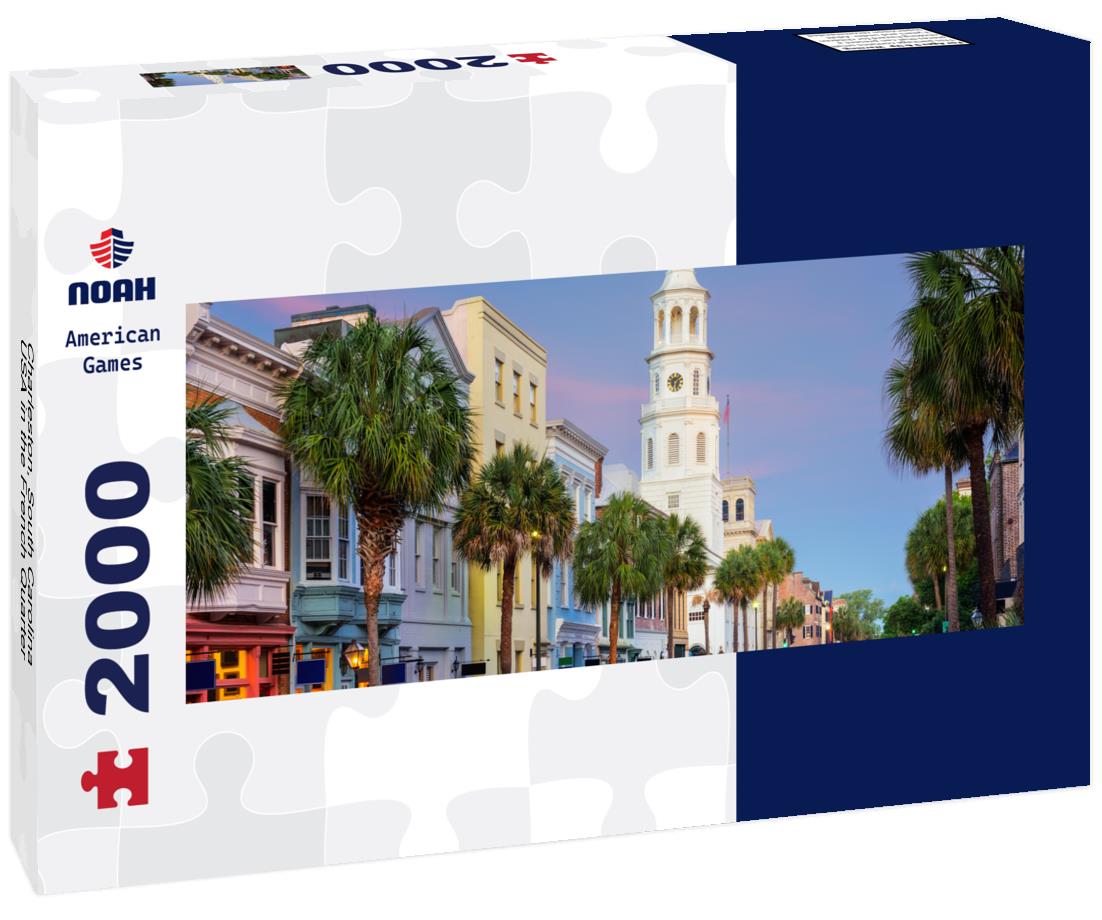 Charleston, South Carolina, USA in the French Quarter 2000pc Panoramic Puzzle