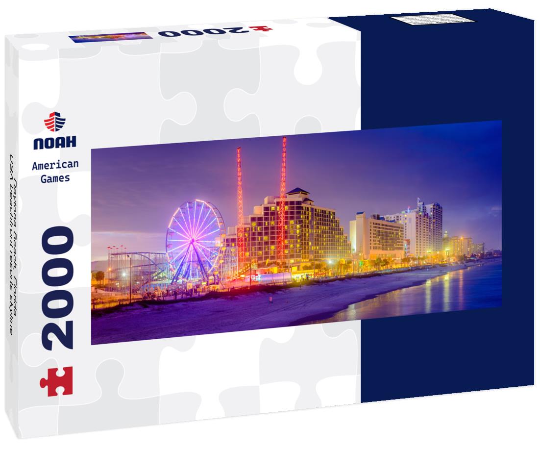 Daytona Beach, Florida, USA beachfront resorts skyline 2000pc Panoramic Puzzle